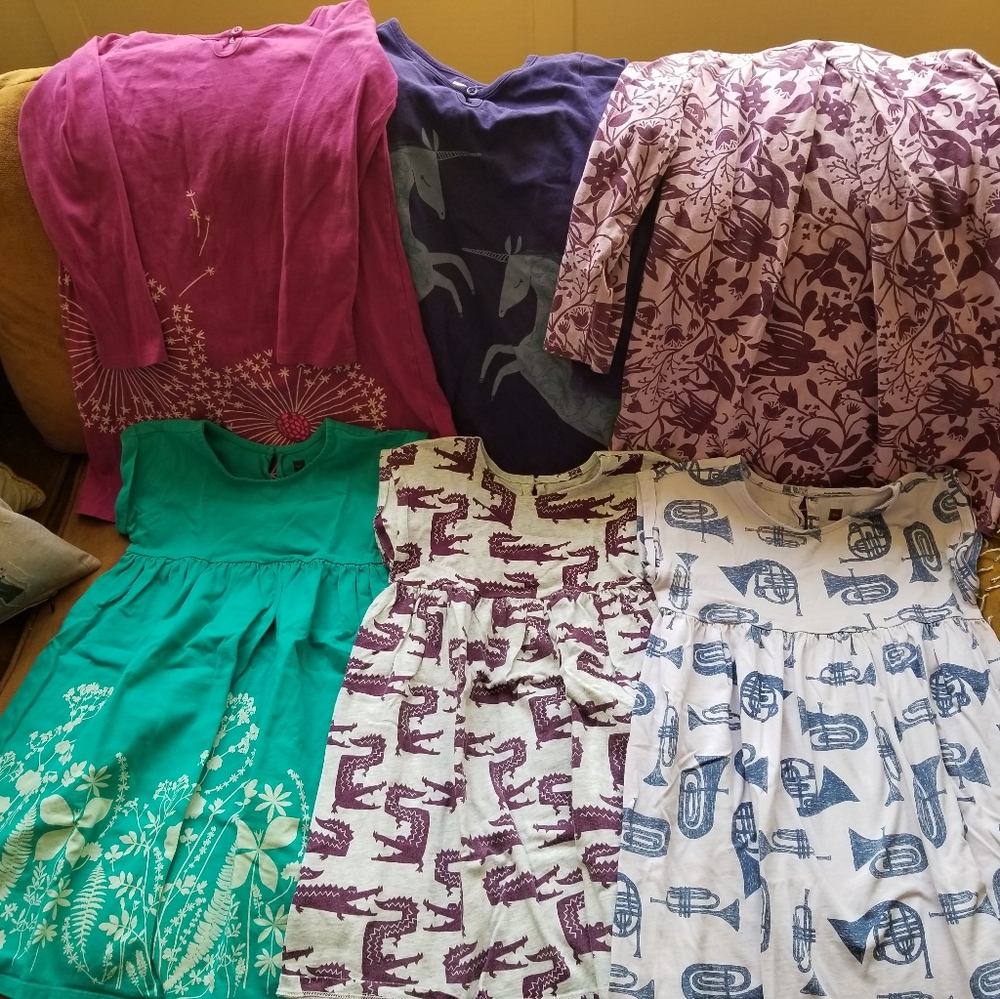 Lot of six size 6 Tea Collection dresses